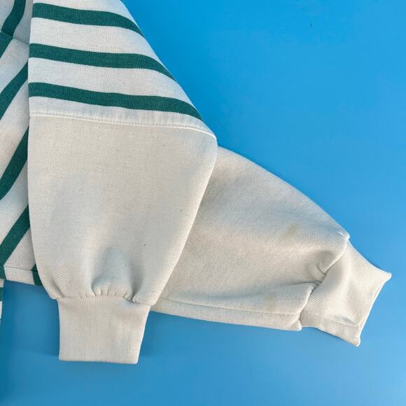 90s striped crewneck sweatshirt 1990s vintage - Picture 6 of 6